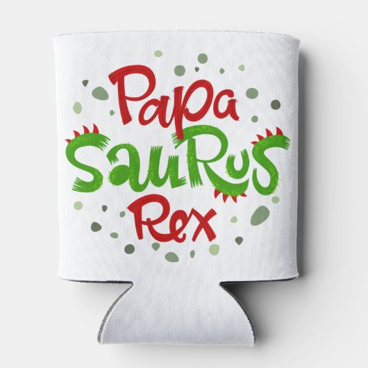 Papa Saurus Rex Graphic Dosenkühler (Rückseite)