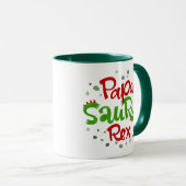 Papa Saurus Rex Tasse (VorderseiteRechts)