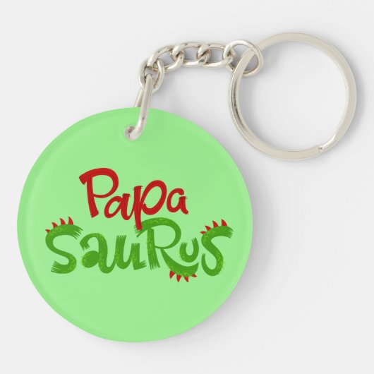 Papa Saurus Schlüsselanhänger (Rückseite)