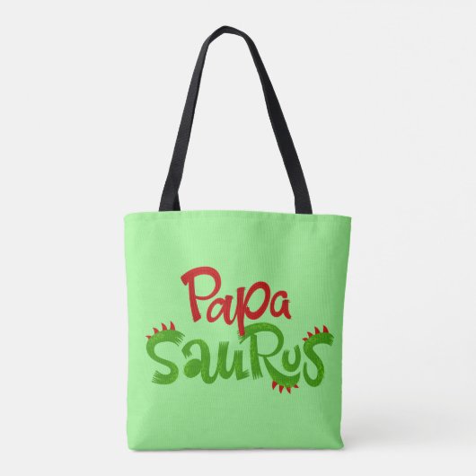 Papa Saurus Tasche (Rückseite)