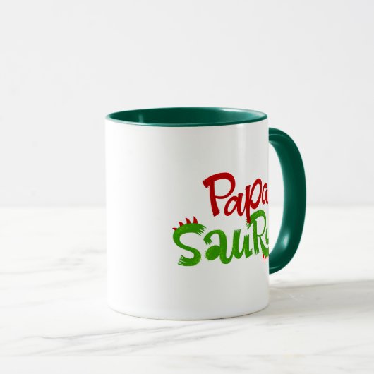Papa Saurus Tasse (VorderseiteRechts)