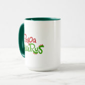 Papa Saurus Tasse (Vorderseite Links)