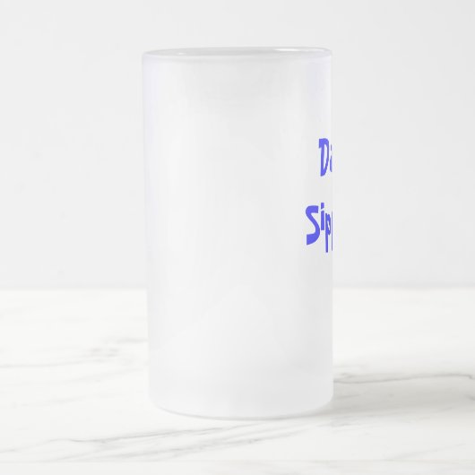 Papa-Schlampe Mattglas Bierglas (Mittel)