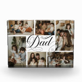 Papa-Script-Typografie 6-Foto-Collage Fotoblock (Vorderseite)