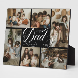 Papa-Script-Typografie 6-Foto-Collage Fotoplatte
