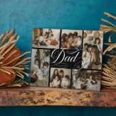 Papa-Script-Typografie 6-Foto-Collage Fotoplatte (Seite)