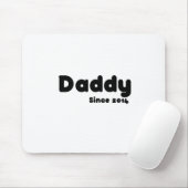 Papa seit 2014. Vatertagsgeschenk Mousepad (Mit Mouse)