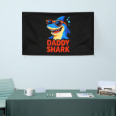 Papa Shark Vatertag Geschenke Banner (Messeveranstaltung)