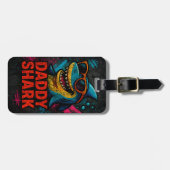 Papa Shark Vatertag Geschenke Gepäckanhänger (Vorderseite horizontal)