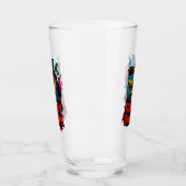Papa Shark Vatertag Geschenke Glas (Links)