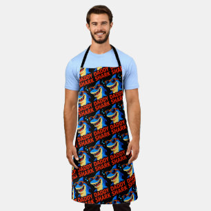 Papa Shark Vatertag Geschenke Schürze