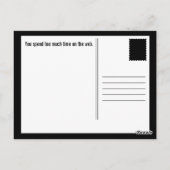 Papa-Spinnenwitz Postkarte (Rückseite)