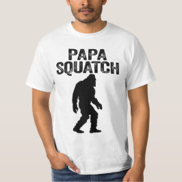 Papa Squatch Funny Bigfoot - Vatertag Geschenk T-Shirt