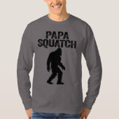 Papa Squatch Funny Bigfoot - Vatertag Geschenk T-Shirt (Vorderseite)