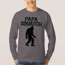 Papa Squatch Funny Bigfoot - Vatertag Geschenk T-Shirt