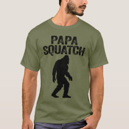 Papa Squatch Funny Bigfoot - Vatertag Geschenk T-Shirt