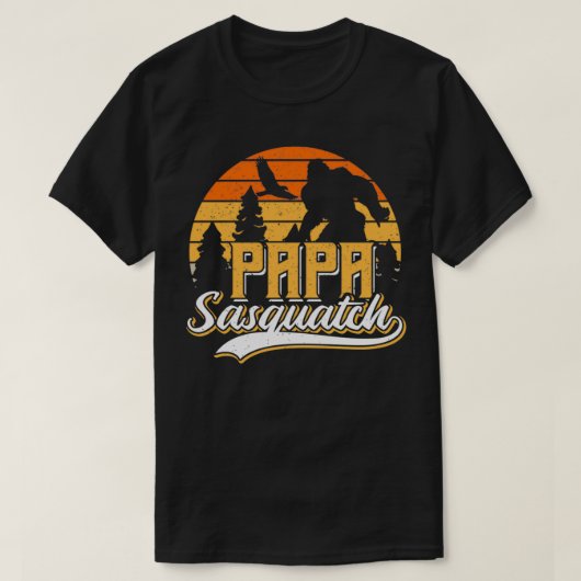Papa Squatch Funny Vater Bigfoot Fathers Day Gift T-Shirt (Design vorne)