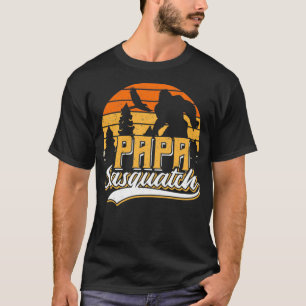 Papa Squatch Funny Vater Bigfoot Fathers Day Gift T-Shirt