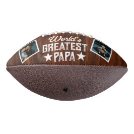 Papa-Star-Foto-Vatertag-Geschenk der Welt Football