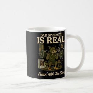 Papa-Stärke ist echt krass mit den Jungs Kaffeetasse