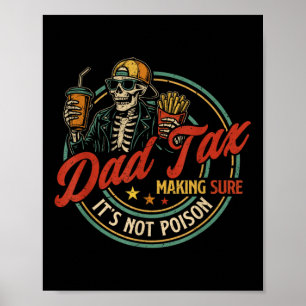 Papa Steuer Sicherstellt, dass es nicht Gift Skele Poster
