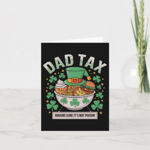 Papa Steuer sorgt dafür, dass es am St. Patricksta Karte