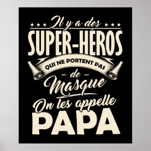 Papa Super-Héro postieren Poster