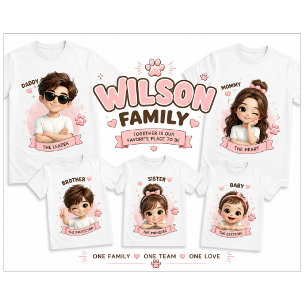 Papa - Süßes Familien-T-Shirt-Design T-Shirt