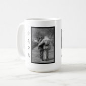 Papa-Tagesgeschenk für Vater Kaffeetasse (Vorderseite Links)