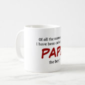 PAPA Tasse (Vorderseite Links)