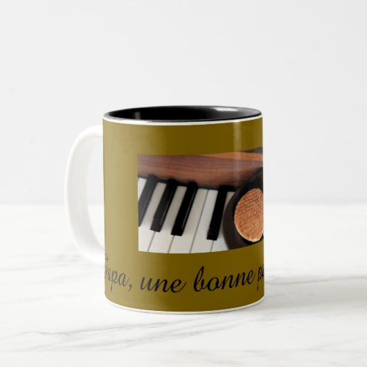 Papa Tasse - Pause ohne Knochen (Vorderseite Links)