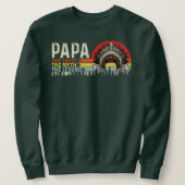Papa the chief the myth the legend native sweatshirt (Design vorne)