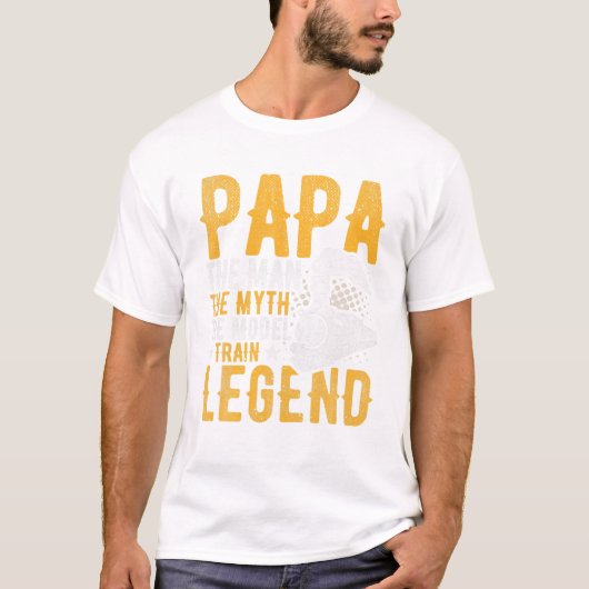 Papa the Man the Myth the T-Shirt (Vorderseite)