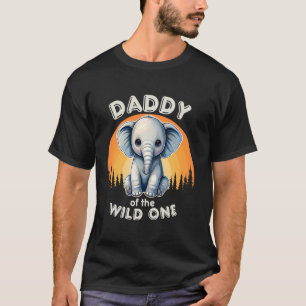 Papa The Wild One Zoo Birthday Safari Jungle A T-Shirt