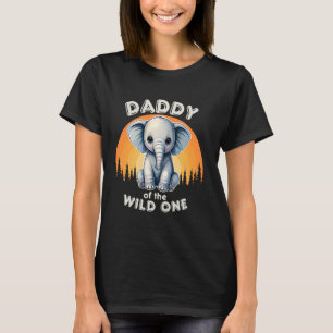 Papa The Wild One Zoo Birthday Safari Jungle A T-Shirt