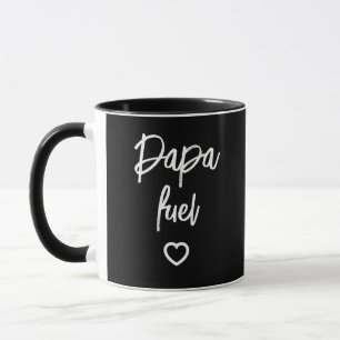 Papa Treibstoff Lustiges Minimalistisches Großvate Tasse