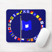 Papa Über das Segelsignal Mousepad (Mit Mouse)