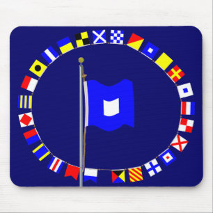 Papa Über das Segelsignal Mousepad
