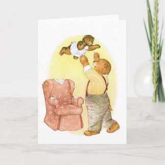 Papa und Baby Bear Karte