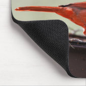 Papa und Baby Kardinal 1 Mousepad (Ecke)