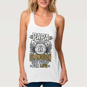 Papa und Enkel bester Freund fürs Leben-Shirt-Desi Tank Top