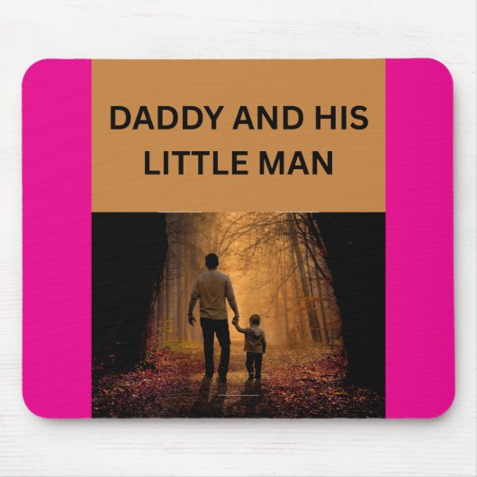 PAPA UND SEIN KLEINER MANN MOUSEPAD (Vorne)