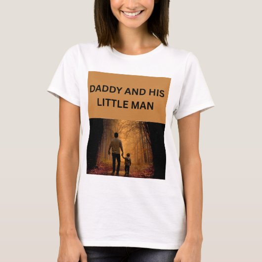 PAPA UND SEIN KLEINER MANN T-Shirt (Vorderseite)
