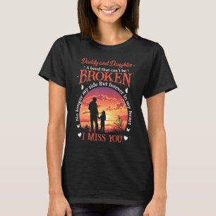 Papa und Tochter eine Anleihe, die nicht zerbroche T-Shirt
