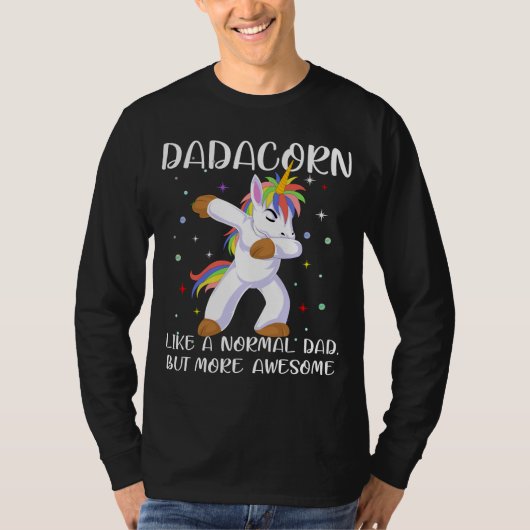 Papa unicorn T-Shirt (Vorderseite)