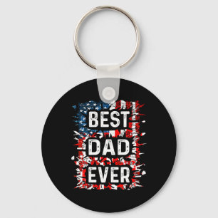 Papa Us American Flag Bester Vater je Vatertag Schlüsselanhänger