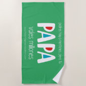 Papa vales strandtuch (Vorderseite)