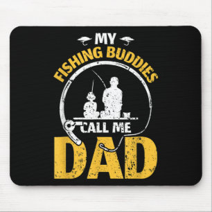 Papa Vater Vatertag Meine Angelfreunde nennen mich Mousepad