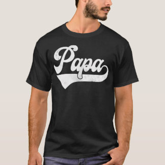 Papa Vintage Retro Vatertag für Papa T-Shirt