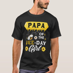 Papa vom Bienengeburt-Mädchen-Familienmatching-Hiv T-Shirt